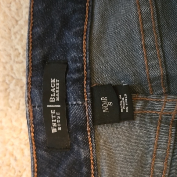 White House Black Market Women's Dark Blue Jeans. EUC - Picture 3 of 6